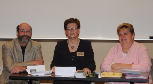 Dr. David Cowall, Cheryl Senkbeil, and Linda Heim